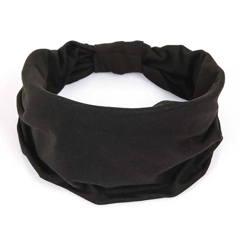 Bandeau femmes cheveux accessoires solide large bandeau nœud Turbans lavage visage maquillage bandea