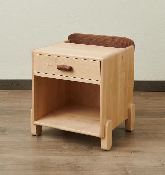 Table de chevet en bambou, vente en gros d'usine, meubles modernes, ensemble de 2 tables de chevet e