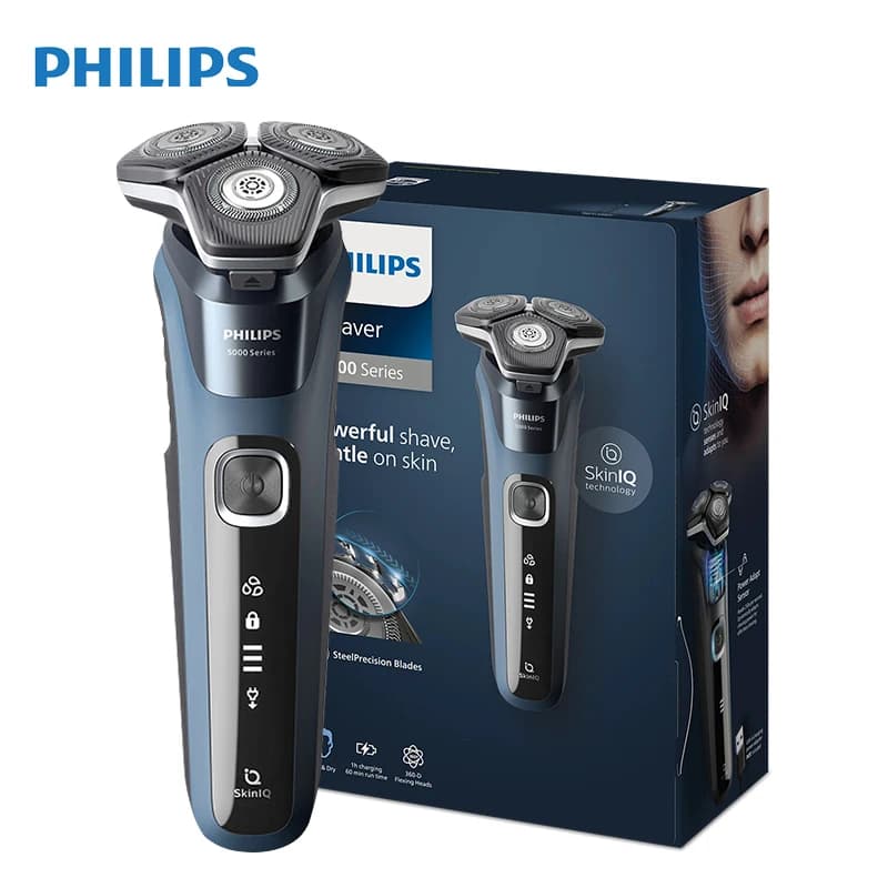 Philips rasoir électrique S5880 tête flottante à charge rapide avec tondeuse à favoris rasage humide