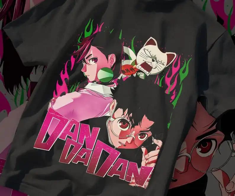 Dandadan Anime T-Shirt unisexe graphique Manga T-Shirt pour les Fans toutes tailles