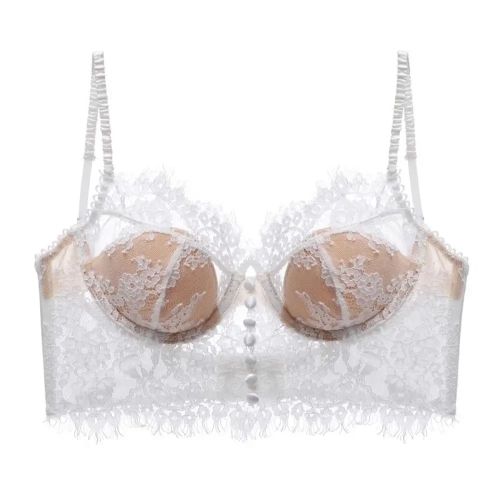 Soutien-gorge français ultra fin en dentelle pour femme, confortable, respirant, sexy, nouvelle coll