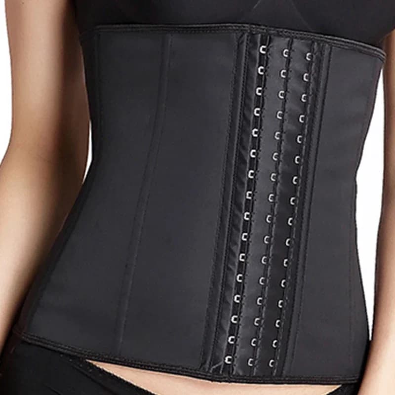Taille formateur Corsets9-acier-os corps Shaper femmes sous le buste Latex Sport ceinture sablier Lo