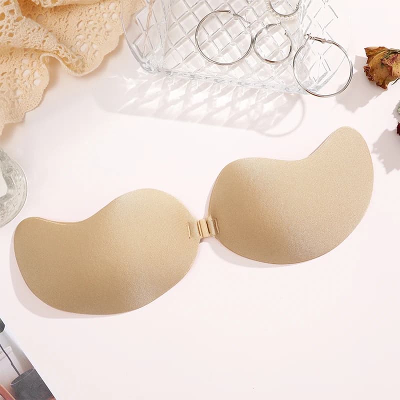 FINETOO 1-15PCS Patchs de poitrine invisibles pour femmes, bicolores, hypoallergéniques, en silicone