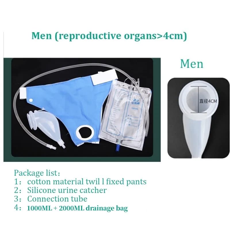 Sac de collecte d'urine pour culotte d'incontinence, sac de Drainage, collecteur d'urine hermétique