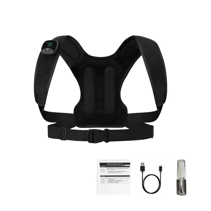Stimulateur Musculaire Intelligent Électrique, Correcteur de Posture, Hommes Femmes, Vibration, Soul
