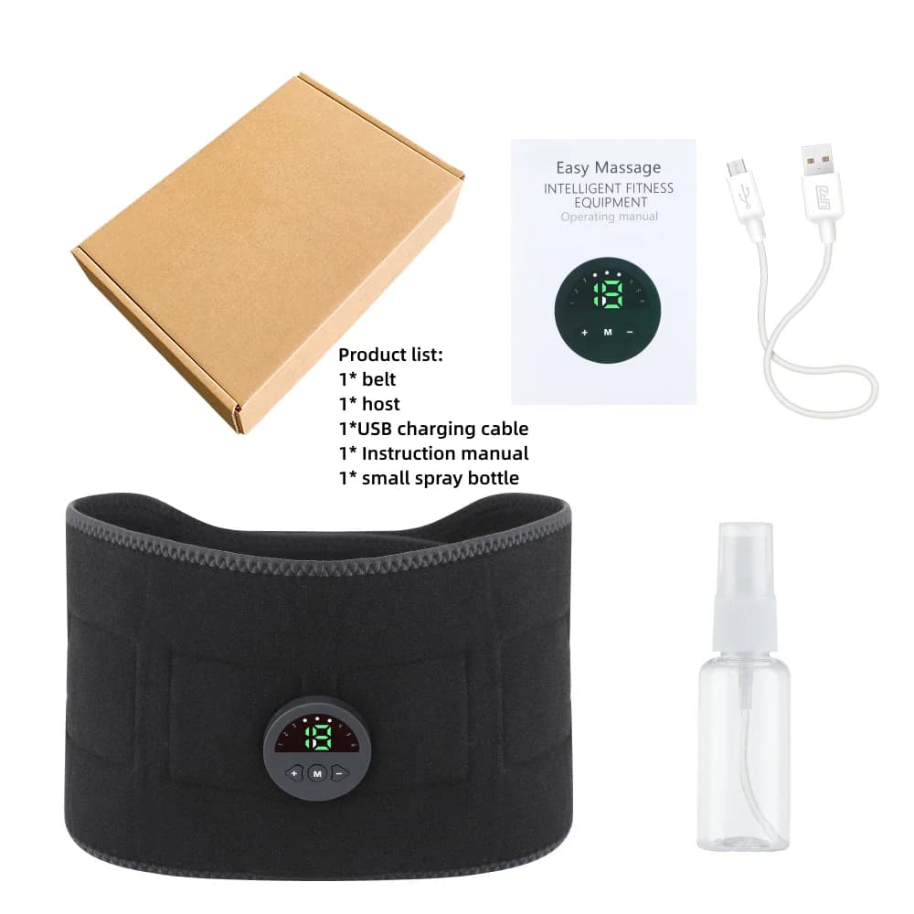 Masseur musculaire EMS ceinture abdominale Stimulation musculaire électrique masseur de Fitness Port