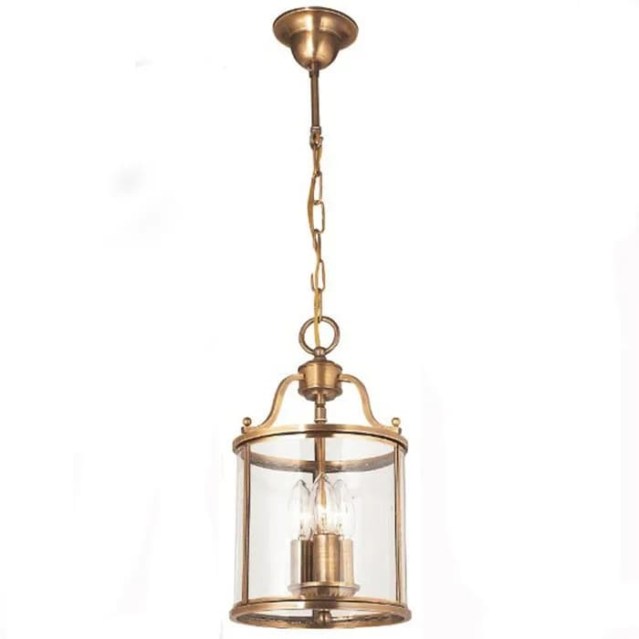 Lustres en cuivre avec cage à oiseaux en verre à souder, hôtel vintage américain corrigé par un coul