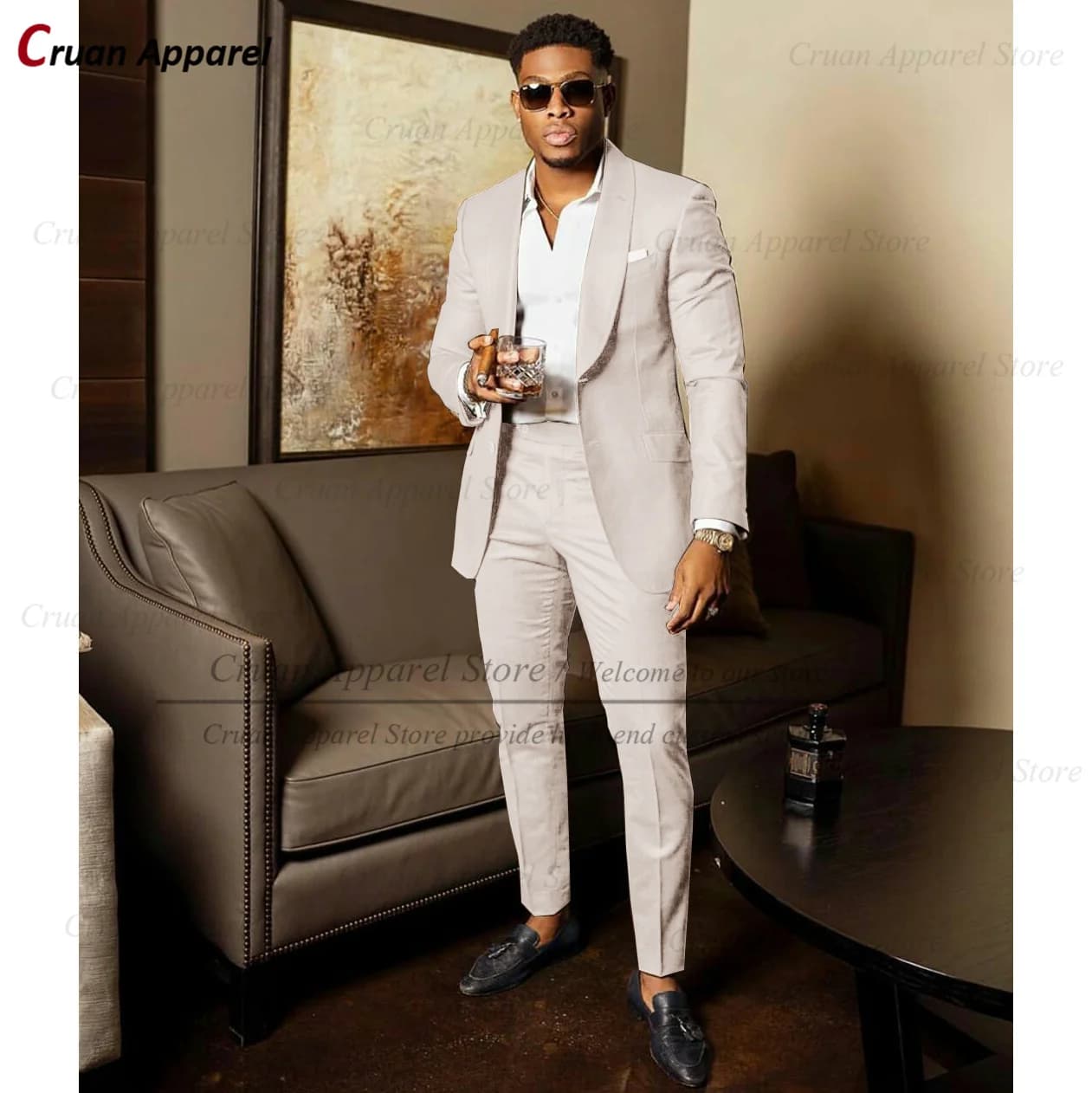 Costumes de mariage sur mesure pour hommes, smoking de marié, blazer masculin, pantalon de meilleur