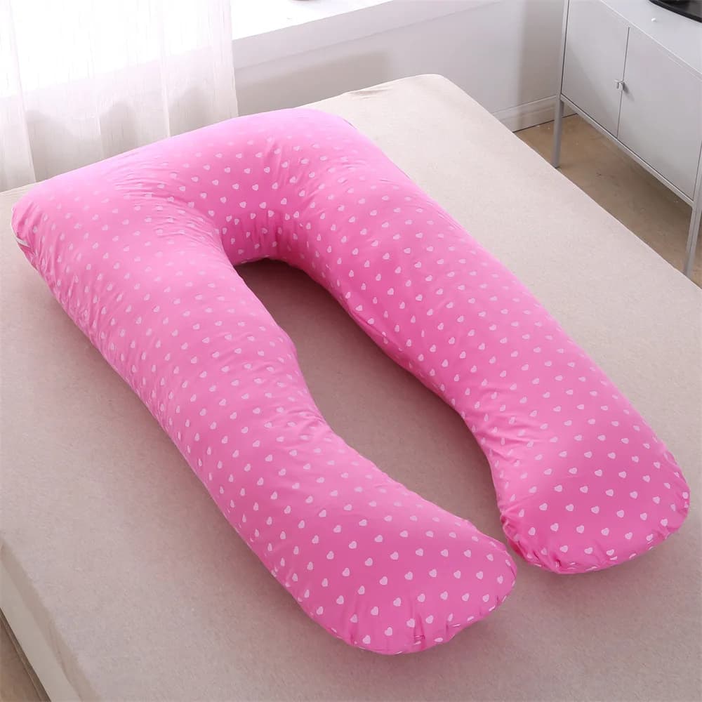 Oreiller de grossesse 130x70cm, oreiller de taille pour femmes enceintes, oreiller d'allaitement, co