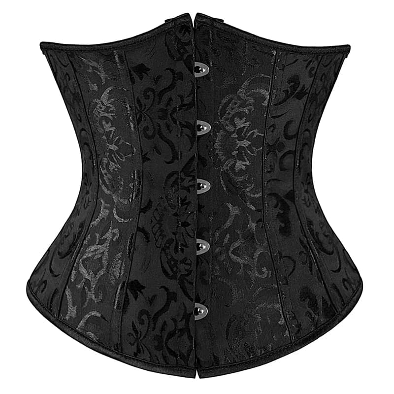 Corset sous le buste, Costume de Pirate, Jacquard, Vintage, pour femmes, ceinture à lacets, Costumes