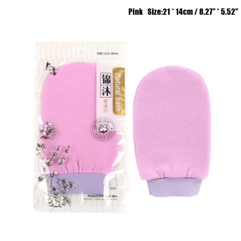 Douche Spa exfoliant gant de bain double face gommage de nettoyage du corps élimination des peaux mo