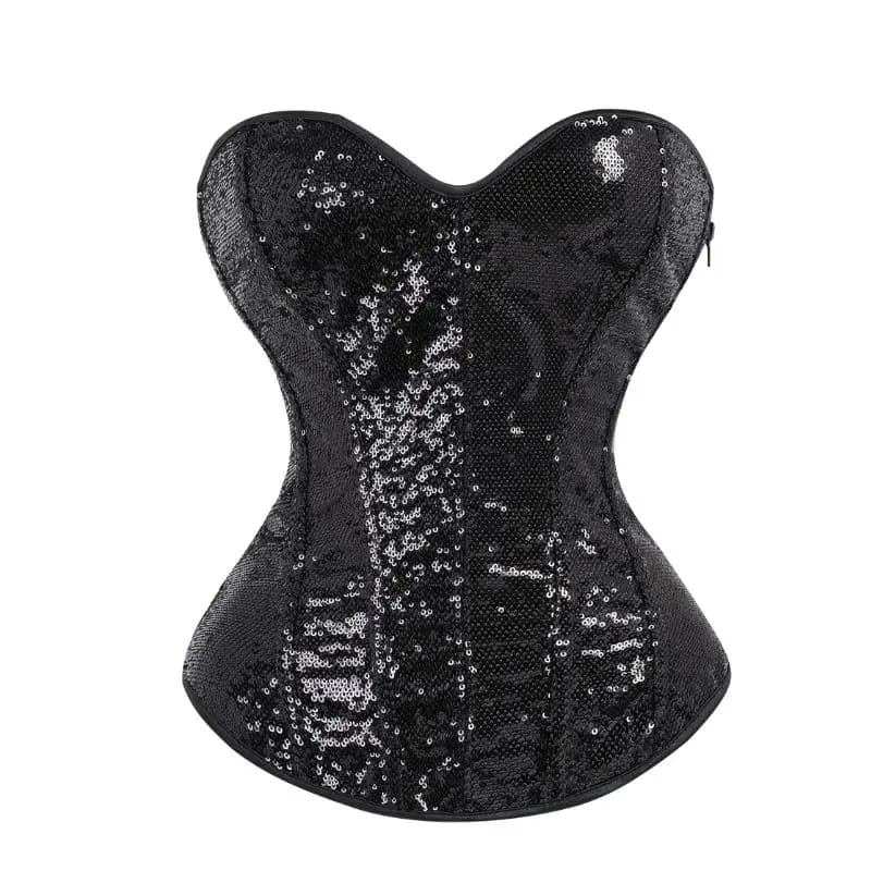 Corset à fermeture éclair latérale avec sangle de soutien dorsal pour femmes, design ajusté et serré
