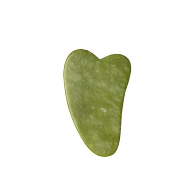 Xiuyu Gua Sha – planche verte naturelle, masseur en pierre de Jade pour SPA, Acupuncture, grattage d