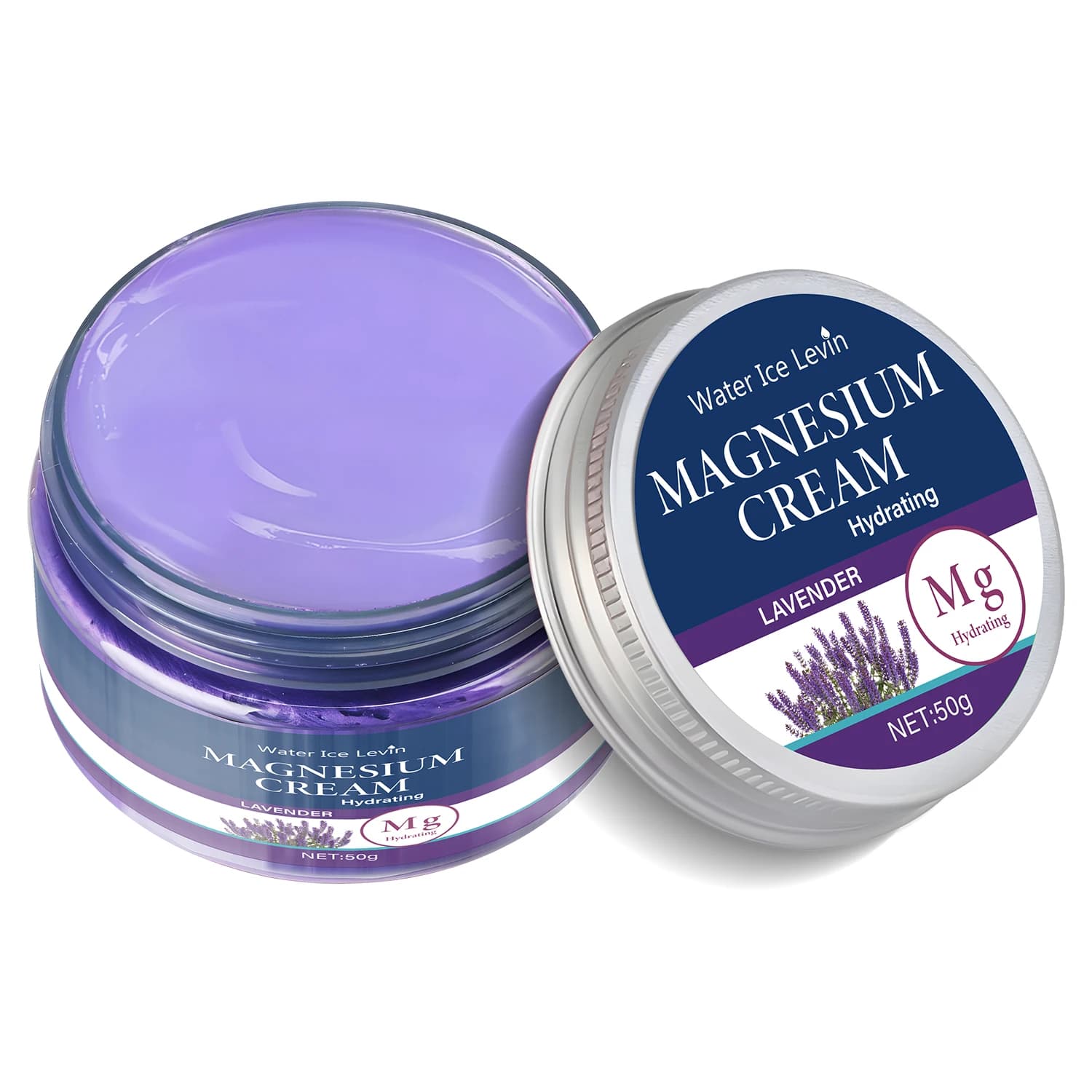 Crème Corps Magnésium Lavande | Hydratation Après-Douche | Apaisement Immédiat & Peau Douce