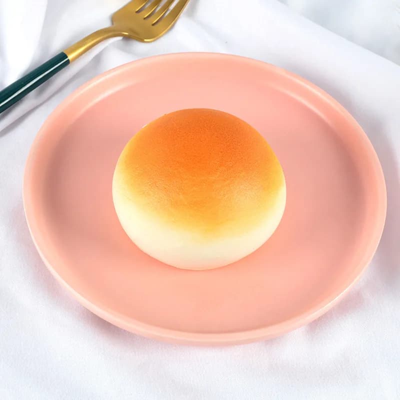 Faux Mantou chinois Squishy réaliste, chignon cuit à la vapeur, modèle de pain simulé, jouet doux à