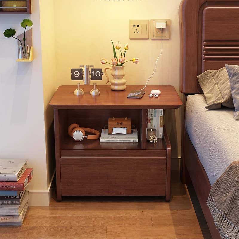 Table De chevet Vintage Premium, organisateur moderne De beauté De luxe, tiroirs De rangement, meubl