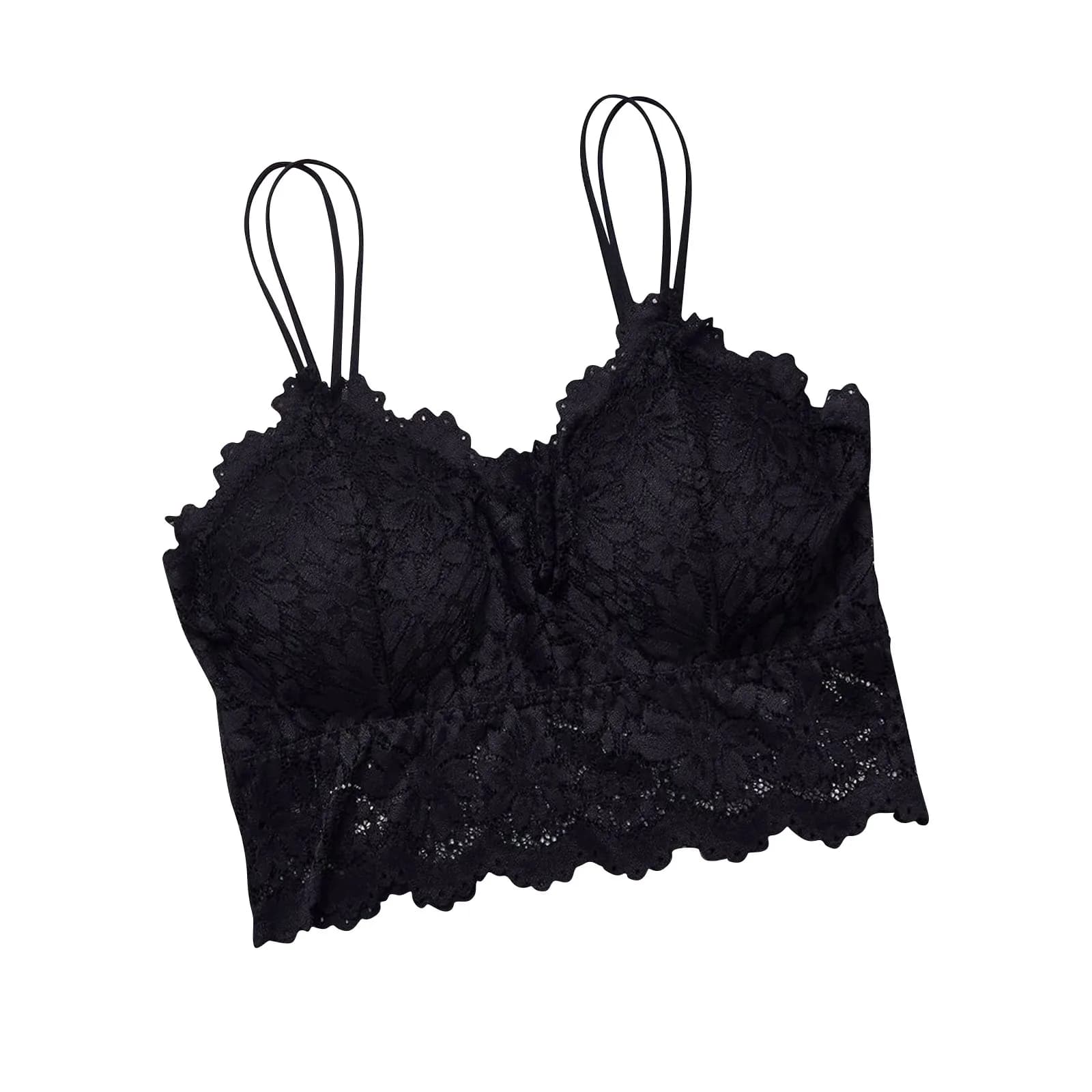 Soutien-gorge Sexy pour femmes, couleur unie, gilet en dentelle, sans couture, respirant, débardeur