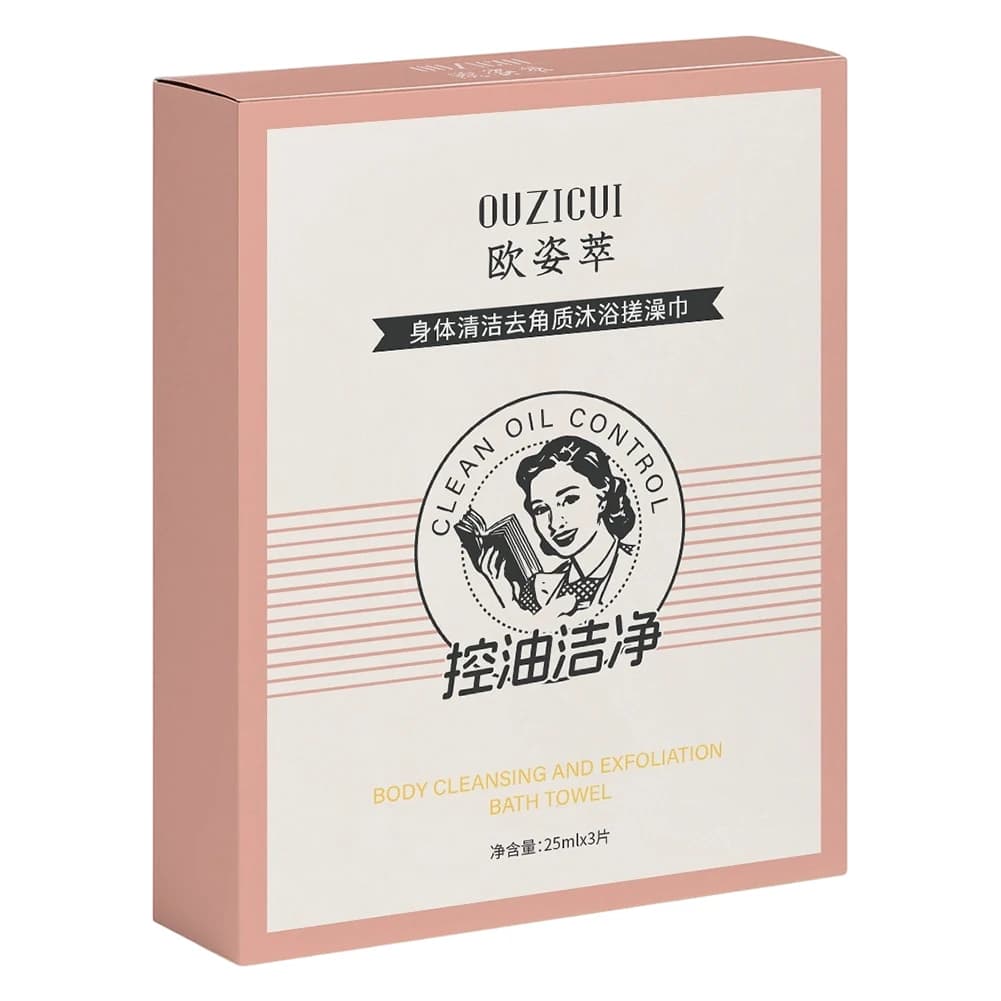 Serviette exfoliante coréenne pour le corps 25ml, éponge nettoyante jetable, exfoliant physique pour