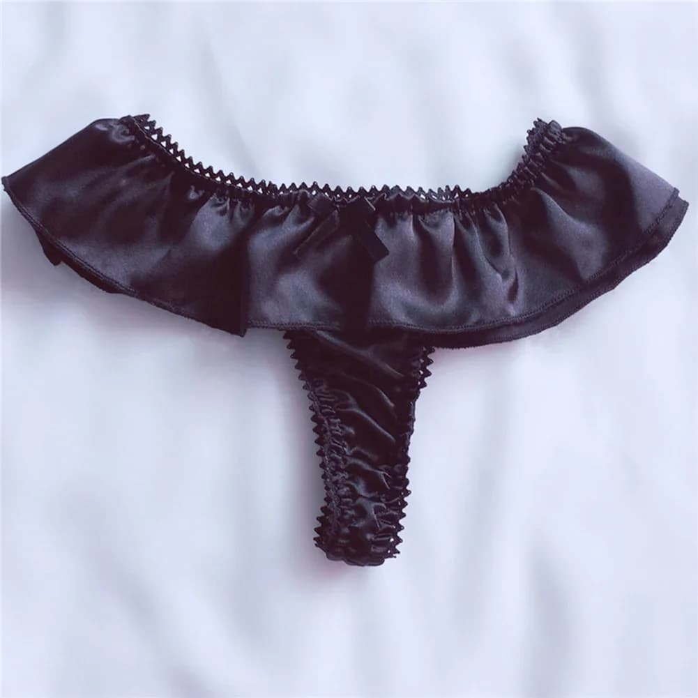 Culottes slips soutiens-gorge sous-vêtements string extensible T dos sous-vêtements femmes Sexy et r