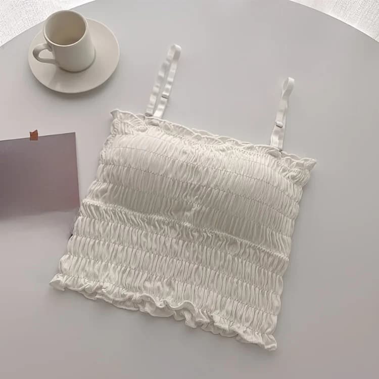 Un bralette élégant, sans coutures, à haute élasticité et rembourré, avec une conception détachable,