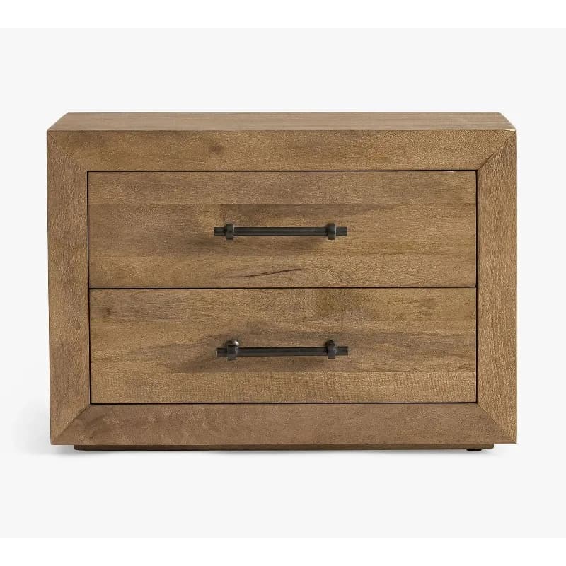 Table de chevet intelligente moderne en bois de chêne de 32 pouces, ensemble de meubles d'intérieur