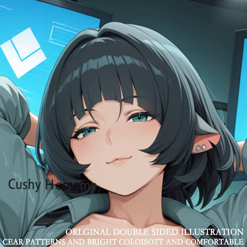 Housse de coussin Dakimakura pour personnage de jeu Jane Doe, impression HD, tissu de qualité supéri