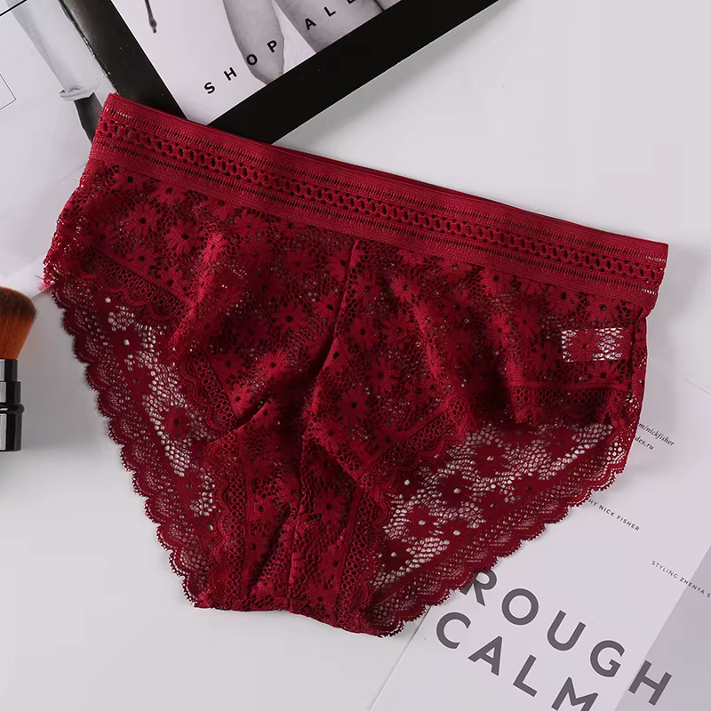 Culotte Sexy en dentelle pour femmes, sous-vêtements transparents, doux, style japonais