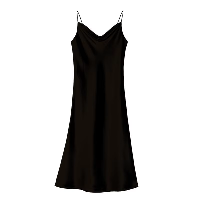 Robe en Satin femme Lingerie intime vêtements de nuit soyeux mariée cadeau de mariage décontracté Ki