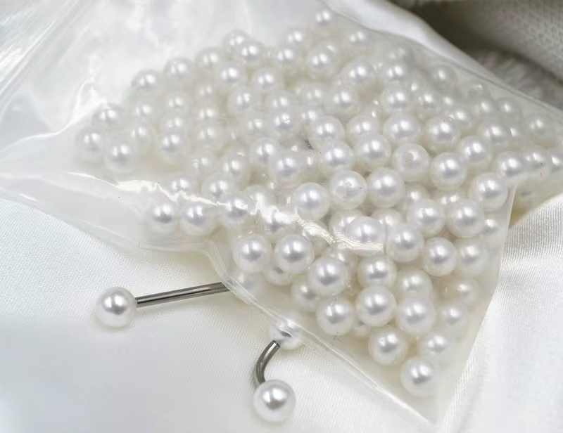 Bijoux de piercing corporel en acrylique, perle IkReplacement Jules, Labret, Eyeblogug, langue, nomb