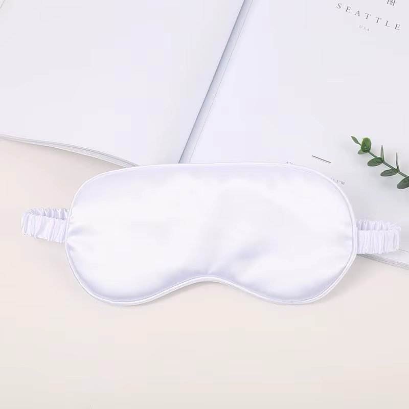 Masque pour les yeux de sommeil personnalisé avec sac cadeau Masque pour les yeux de demoiselle d'ho