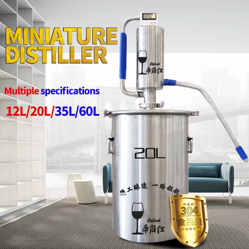 Distillateur Moonshine 20L, appareil de brassage domestique, français ou Brandy Bodka, accessoires d