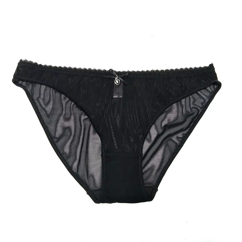 YBCG Sexy noir femmes soutien-gorge dentelle maille voir à travers les sous-vêtements Stretch creux 