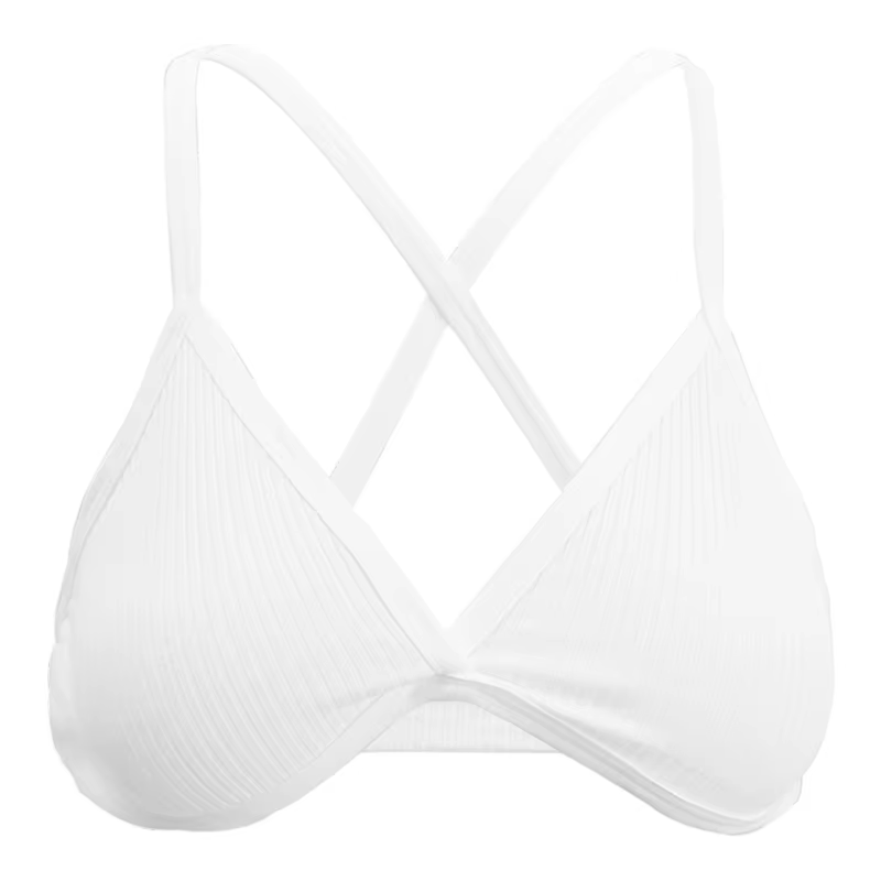 Soutien-gorge léger à bonnet triangle pour femme, petite poitrine, bralette sexy, confortable, couss