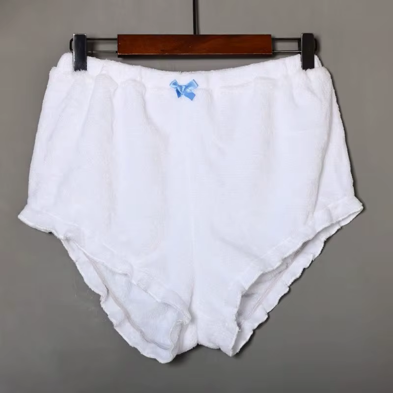 Slip bouffant épais en flanelle doux au toucher, taille élastique, culotte légère, spectacle en dire