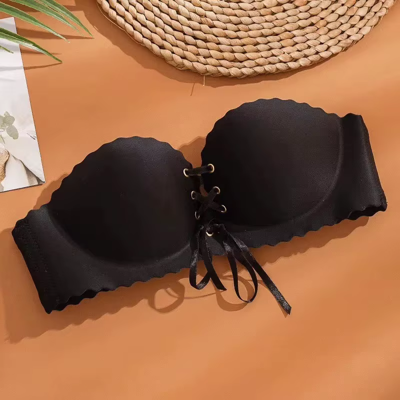 Soutien-gorge invisible sans bretelles ni dos pour femmes, soutien-gorge tube push-up sans armatures