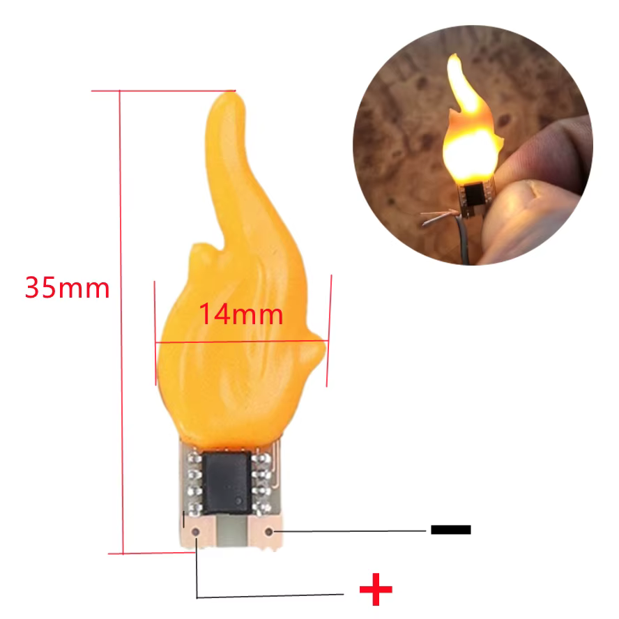 USB flamme scintillante LED givré clair verre bougie veilleuse simulée flamme pour voiture maison ch