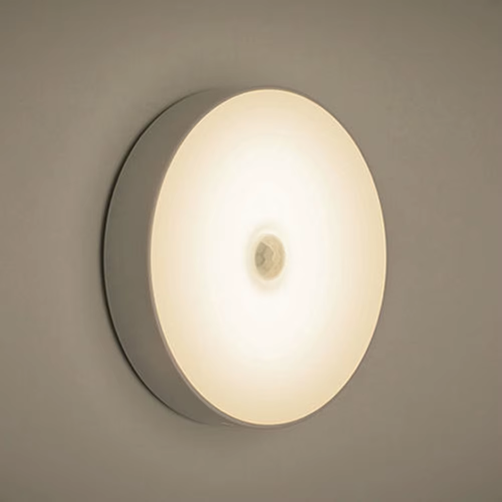 Capteur de mouvement lumière Led USB veilleuses lampe Rechargeable pour chambre escalier couloir gar