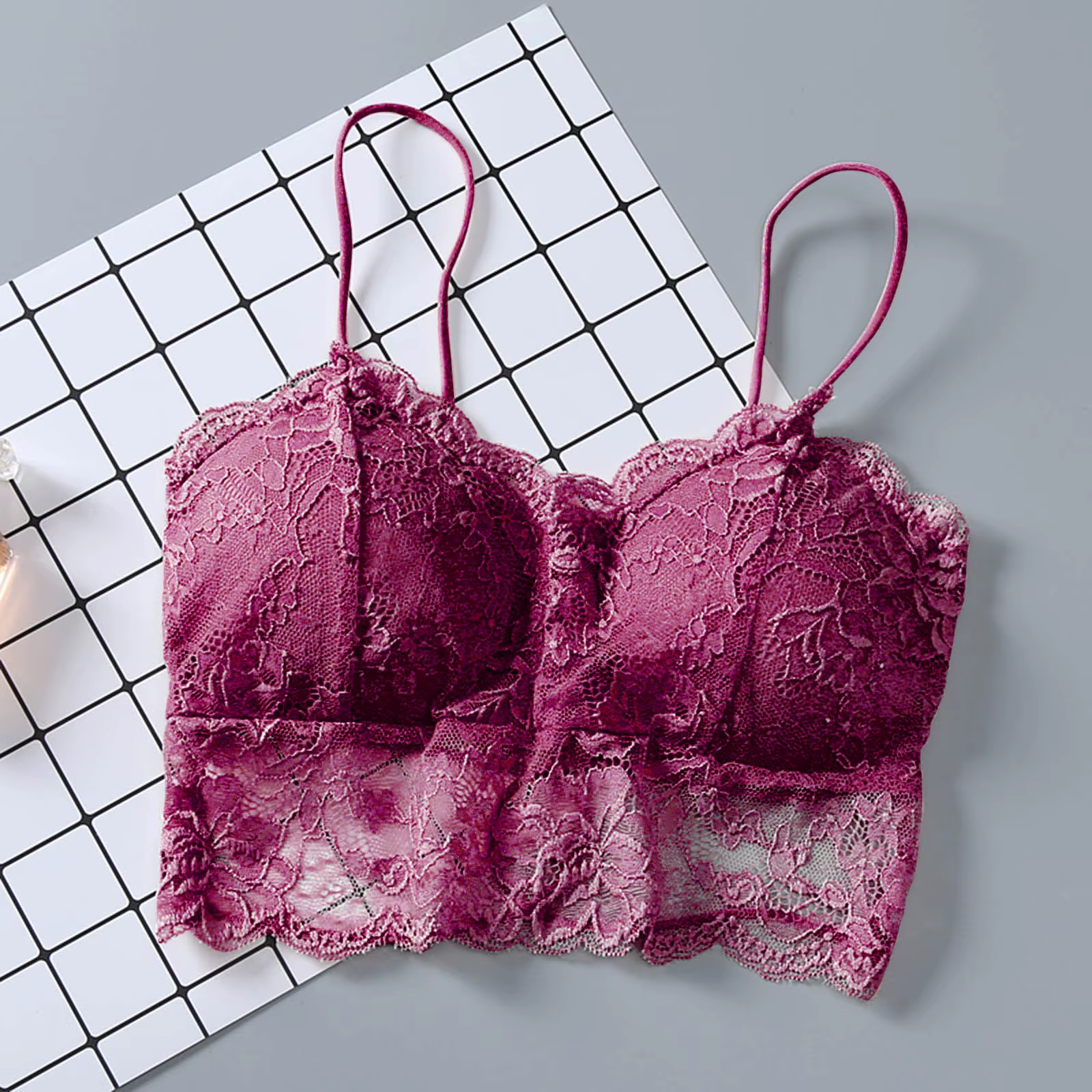 Soutien-gorge de sport respirant pour femmes, beau sous-vêtements pour l'été, dentelle brodée, brete