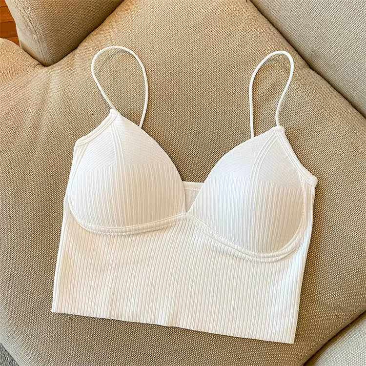 Femmes Sexy culture hauts soutien-gorge bustier tubulaire femme Streetwear sans manches sans couture