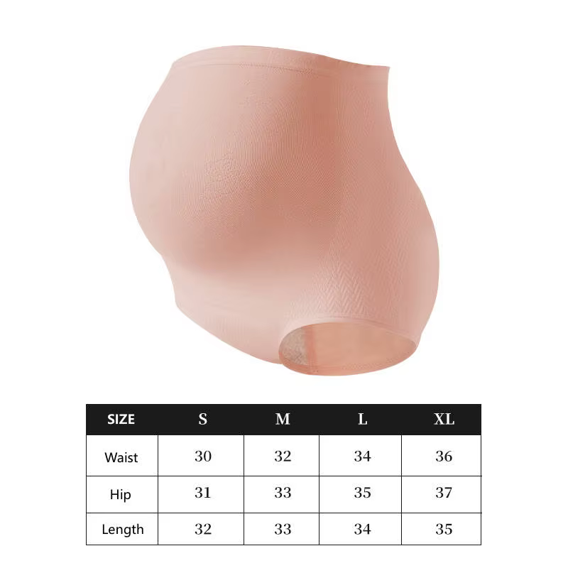 Sous-vêtements de maternité taille haute, soutien du ventre respirant, culotte confortable en coton