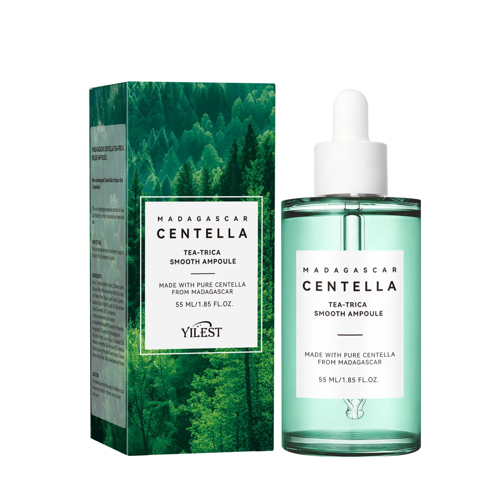 Essence de thé à la Centella asiatica 55ml, sérum hydratant apaisant pour le visage, soin hydratant 