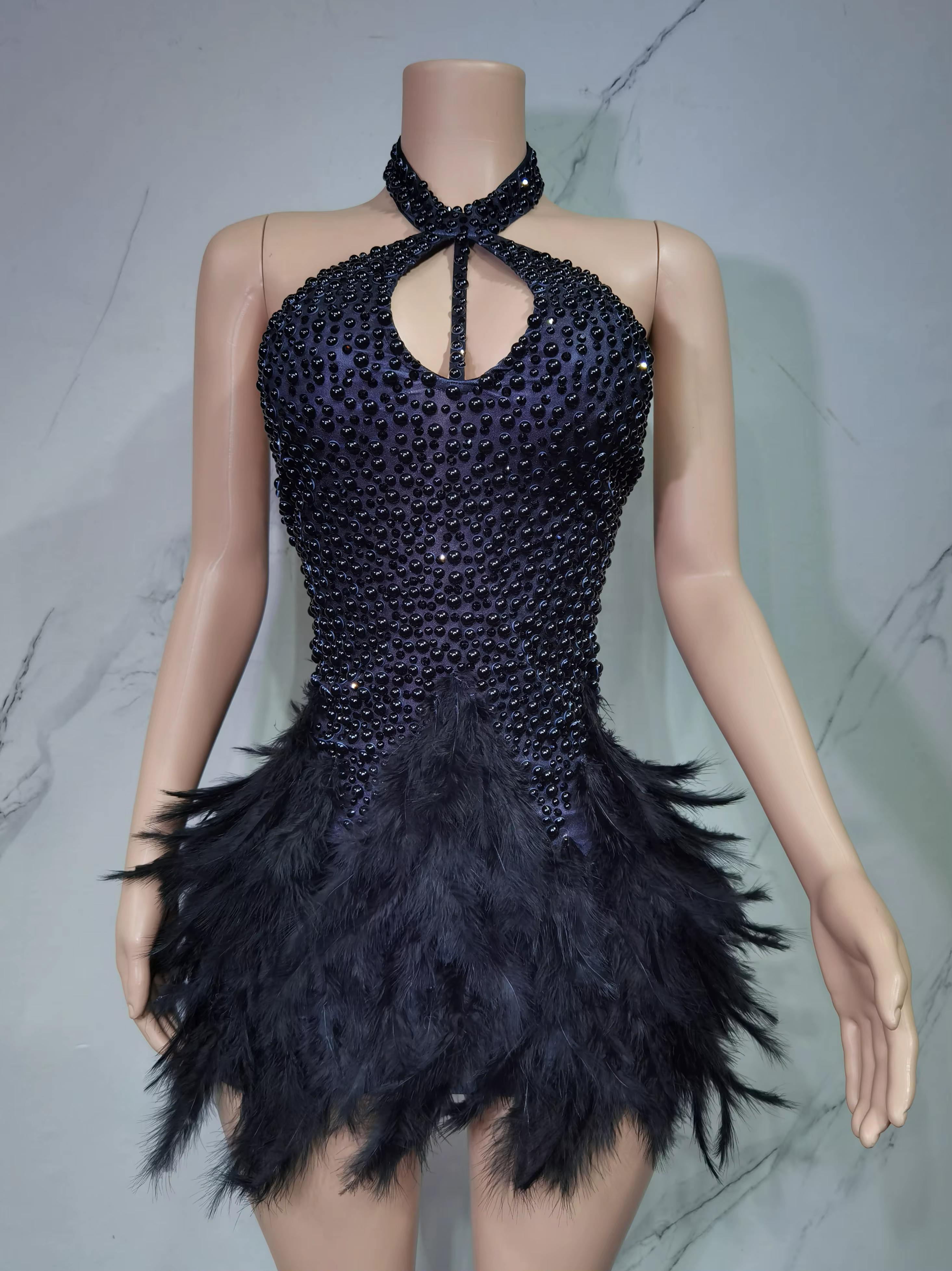 Costume de spectacle Sexy pour discothèque DJ chanteur scène GOGO hôtesse scène Performance tenue à