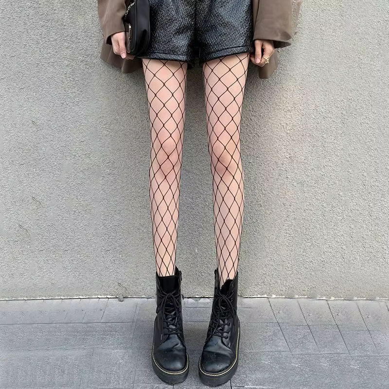 Vente chaude été Lolita résille corps bas poisson Net collants maille Nylon collants Lingerie peau J