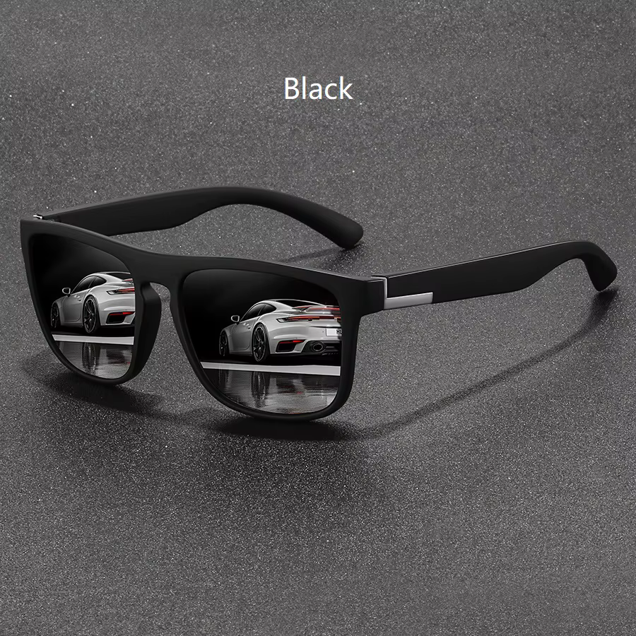 Lunettes de soleil carrées tendance pour hommes et femmes, légères et colorées, idéales pour la cond