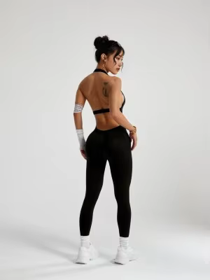 Body de Yoga avec coussinets d'allaitement pour femmes, combinaison de sport, Fitness, ensemble d'en