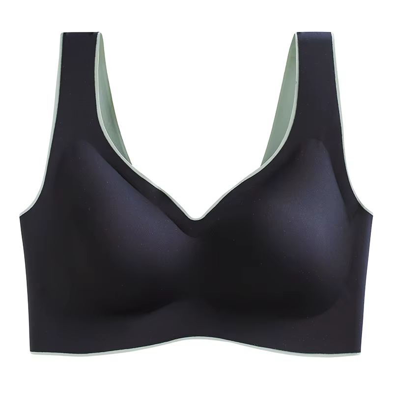 Soutien-gorge en latex confortable sans anneau en acier pour femme, sous-vêtement, sous-vêtement, br