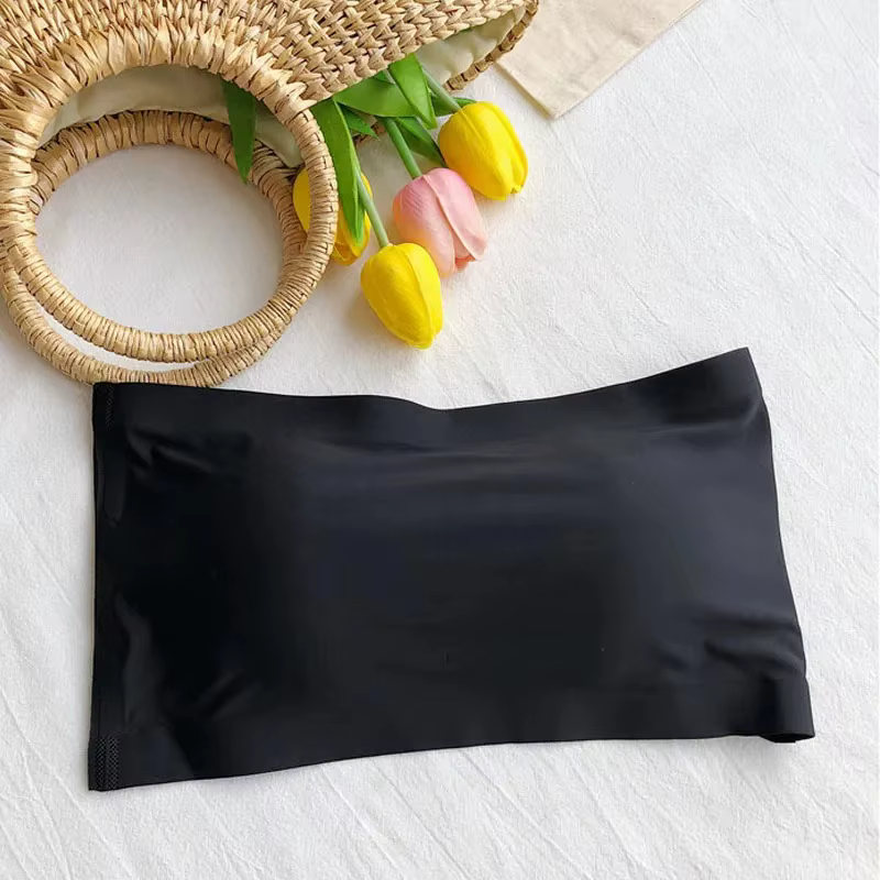Soutien-gorge Bandeau sans bretelles sans couture pour femmes, haut tubulaire sans fil, sous-vêtemen