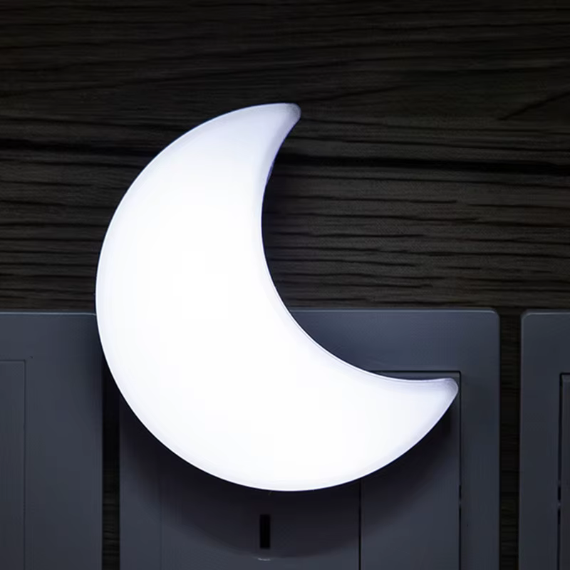 LED lune veilleuses/lampe murale mignon Mini ue/US prise lumières pour chambre d'enfants chambre sal