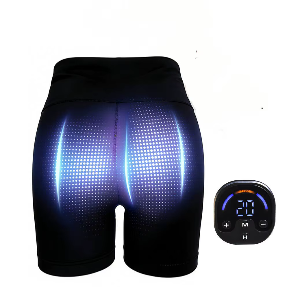 Shorts de tonification EMS 6 modes 30 niveaux, pantalon de yoga, rehausseur de fessiers, entraîneur