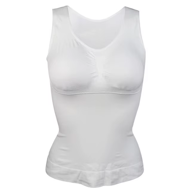 Femmes corps Shaper avec soutien-gorge intégré minceur débardeurs amovible rembourré sous-vêtements 